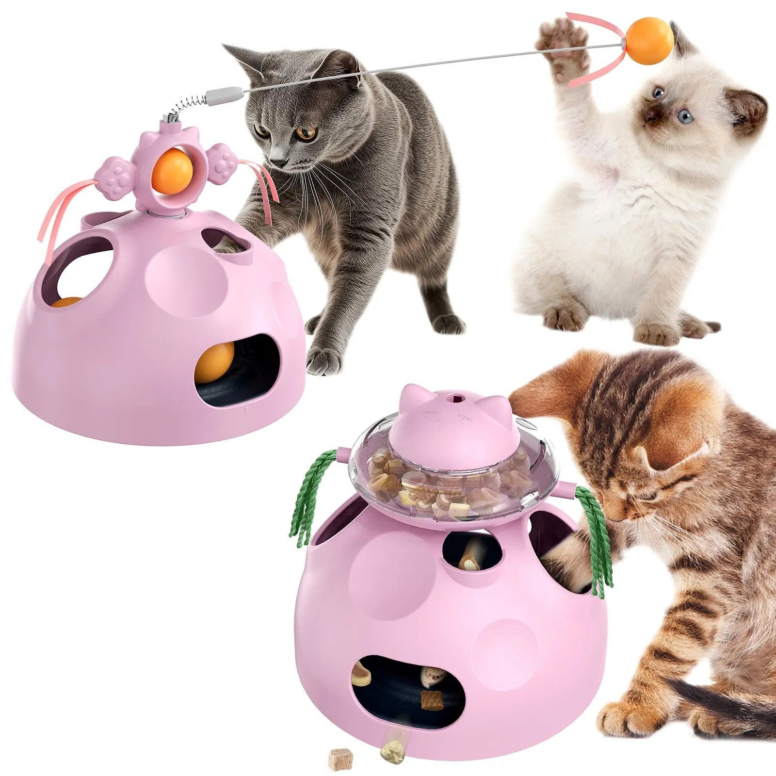 Cat Interactive 2-in-1 Interactive Toy Pzhmev custom Store