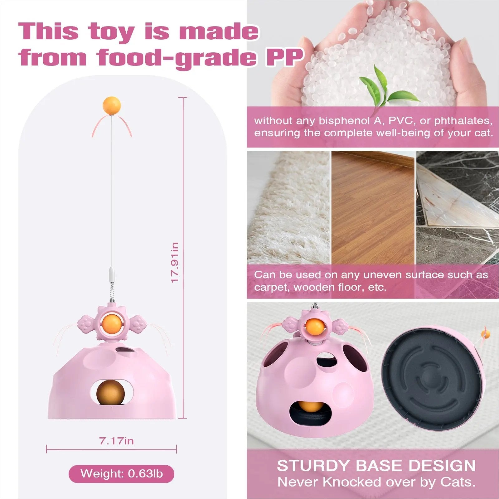 Cat Interactive 2-in-1 Interactive Toy Pzhmev custom Store